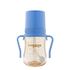 [I-BYEOL Friends] 200ml PESU Nipple straw cup Dark Blue _ Weighted Straw, FDA approved, BPA Free, Baby, Toddler_ Made in KOREA